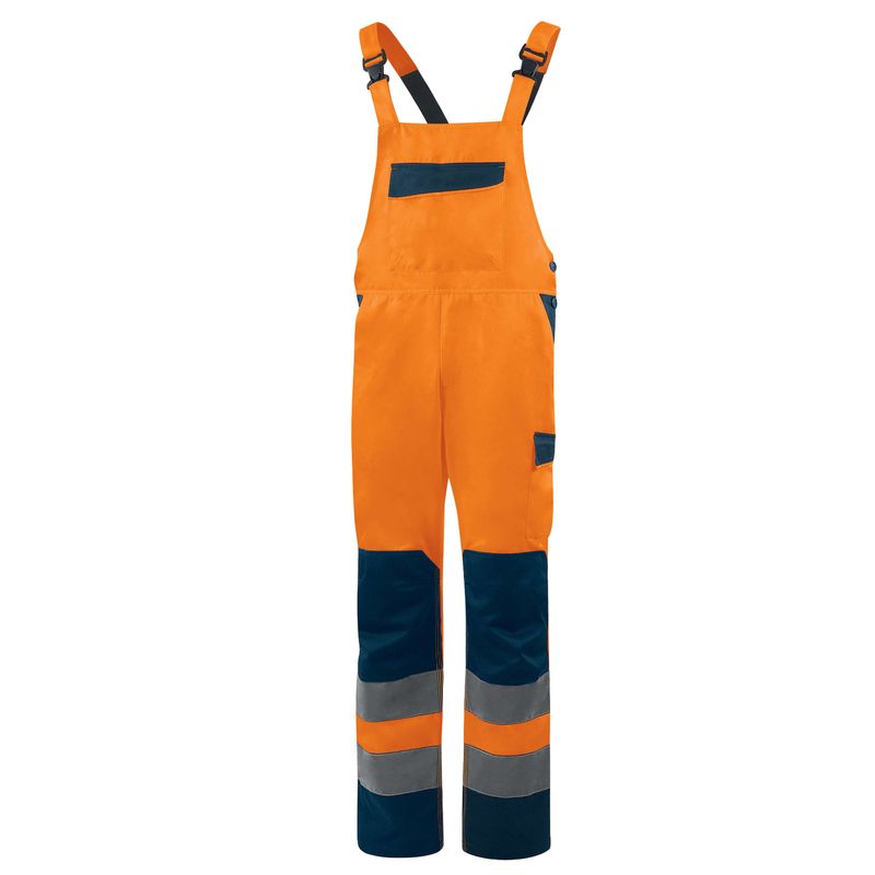 Salopette alta visibilitA' M1SA2HV tg XL arancio fluo Deltaplus
