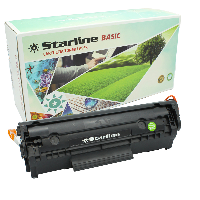Toner Nero Compatibile Starline BASIC per X HP LJ 1010 1012 1015 3015 3020 3030