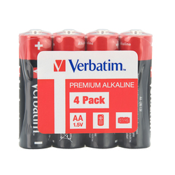 Verbatim 4 PILE AA ALKALINE STILO
