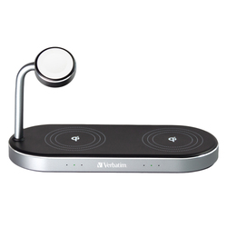 Verbatim Supporto di ricarica wireless 3-in-1 WCS-03