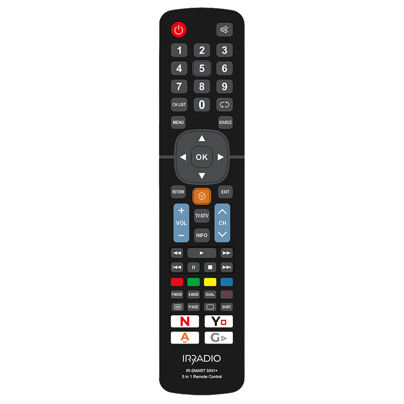 Telecomando universale 5 in 1 Irradio
