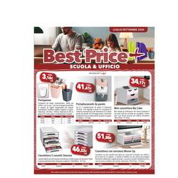 Volantino Best Price 4 - Scuola e ufficio - Luglio-Sett 2024 12 pag neutro
