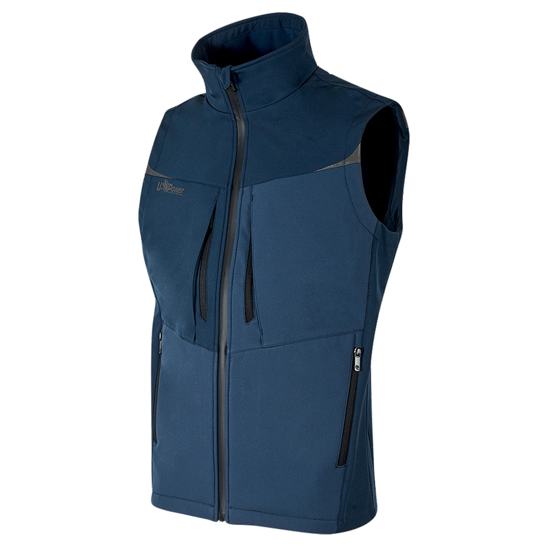 Gilet Brio taglia L blu U-Power