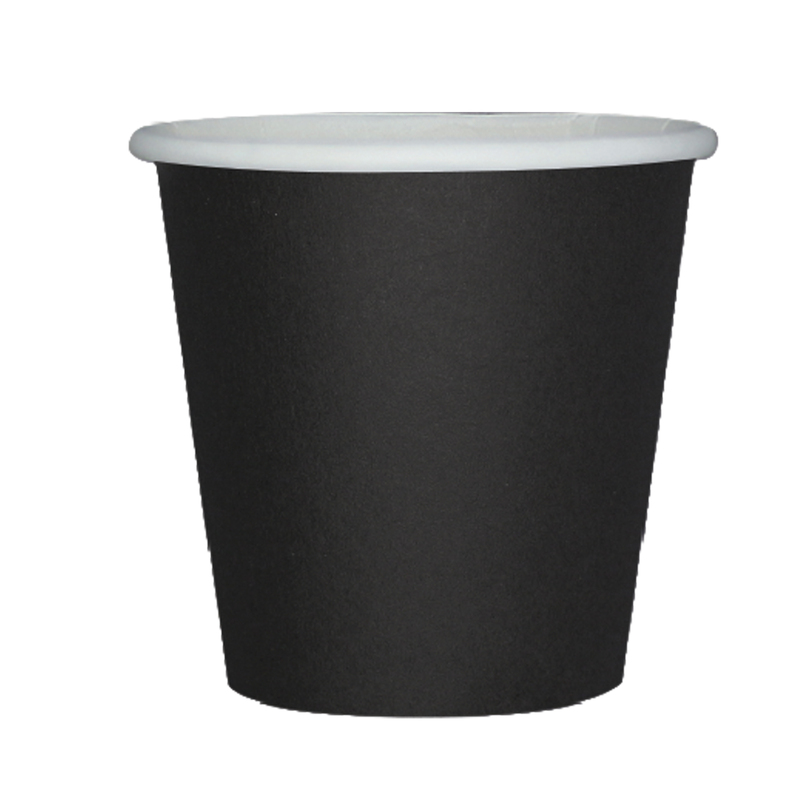 25 bicchieri 80cc Ecocolor biodegradabile nero Big Party