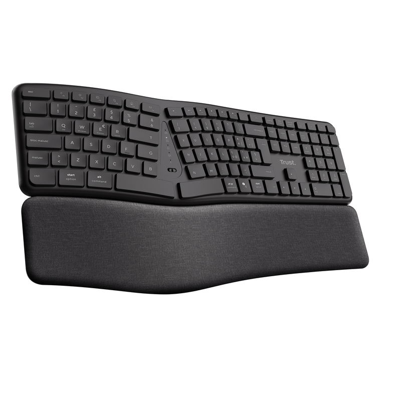 Tastiera wireless multi-dispositivo ergonomica Keyra_Trust