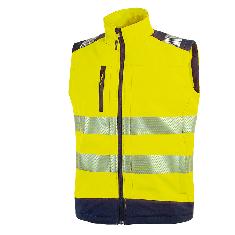 Gilet alta visibilitA' softshell Dany giallo fluo Taglia S U-Power