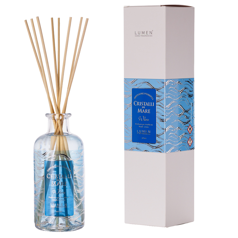 Diffusore d'essenza a bastoncino cristalli di mare/waves 200ml Methodo