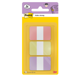 BLISTER 36 Post-itR INDEX STRONG 686-3SUN 24,4x38,1mm colori pastello