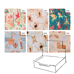 Scatola 100 fogli Club Vintage 70x100cm Rex Sadoch