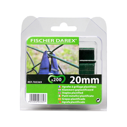 200 Punti per reti 20mm verdi Fischer Darex