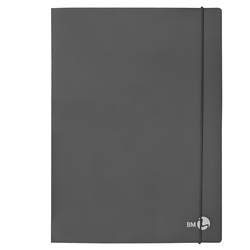 Busta con bottone in PP 14,5 x 10,5cm colori assortiti Plastibor