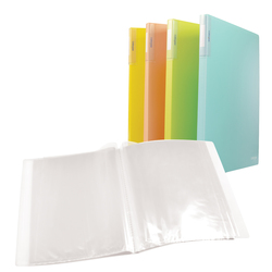 Portalistino GARDA 40 buste 20 x 30cm PP colori assortiti Plastibor