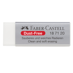 Gomma Dust Free vinile per matite grafite e colorate Faber-Castell
