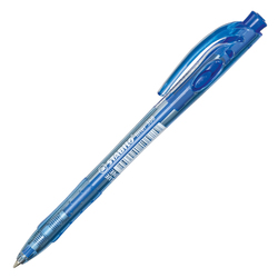 Penna a sfera a scatto Liner 308 0.7mm blu Stabilo