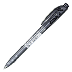 Penna a sfera a scatto Liner 308 0.7mm nero Stabilo