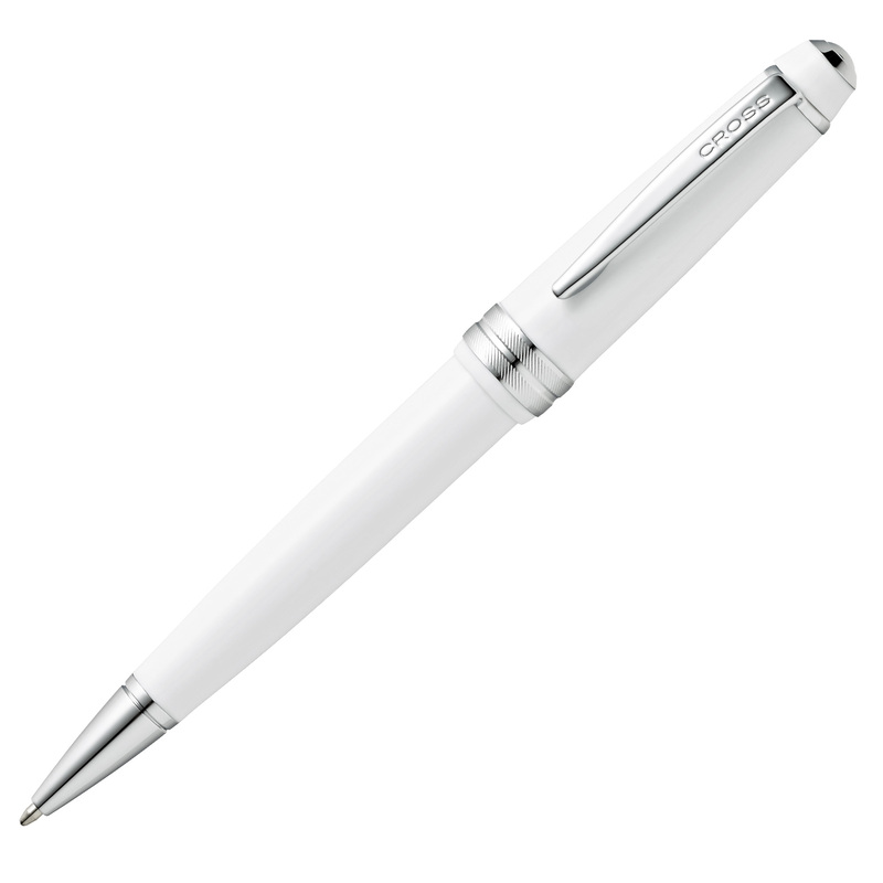 Penna sfera Bailey Light punta F fusto bianco/chromo Cross