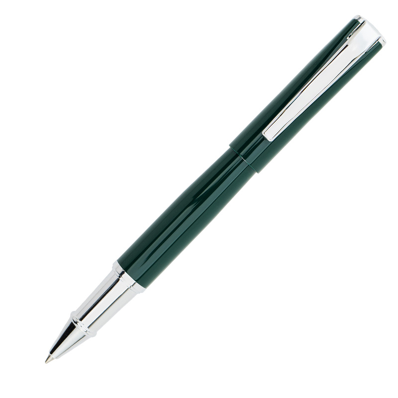 Penna sfera Impressa verde punta M Monteverde
