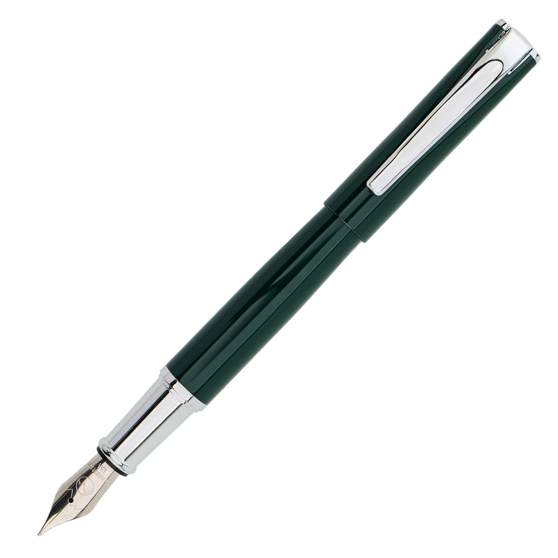 Penna stilografica Impressa verde punta M Monteverde