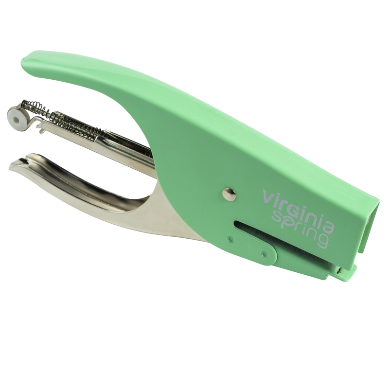 Cucitrice a pinza Virginia spring VERDE in scatola Iternet
