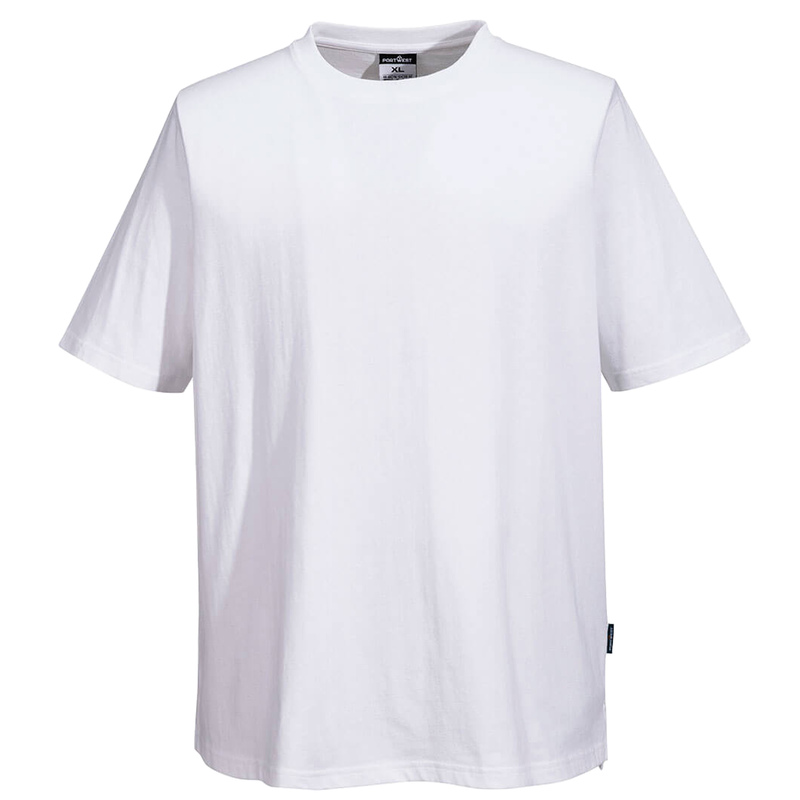 T-shirt chef unisex a maniche corte tg M bianco Portwest