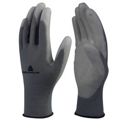 Guanto VE702GR Tg 10 rivestito PU grigio Deltaplus
