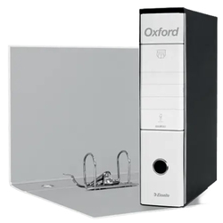 Registratore OXFORD G85 bianco dorso 8cm f.to protocollo ESSELTE