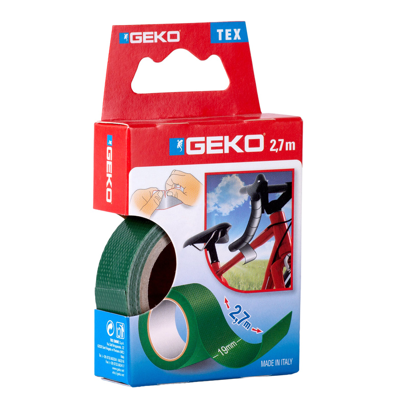 Nastro adesivo telato Tex verde 19mmx2,7mt Geko