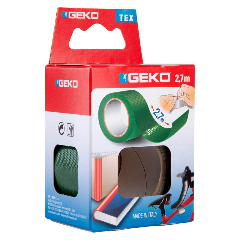 Nastro adesivo telato Tex verde 38mmx2,7mt Geko