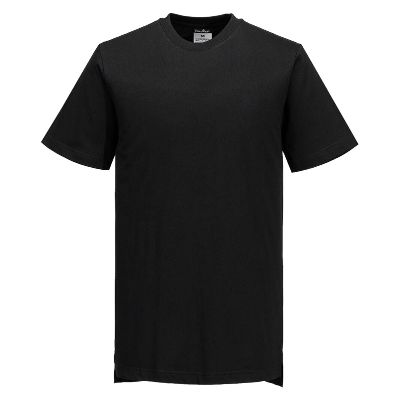 T-shirt chef unisex a maniche corte tg L nero Portwest