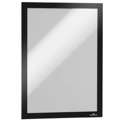 Conf.10 Cornici adesive DuraframeR  A4 21x29,7cm nero Durable