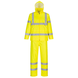 Completo antipioggia ripiegabile Hi-Vi tg XL giallo fluo Portwest