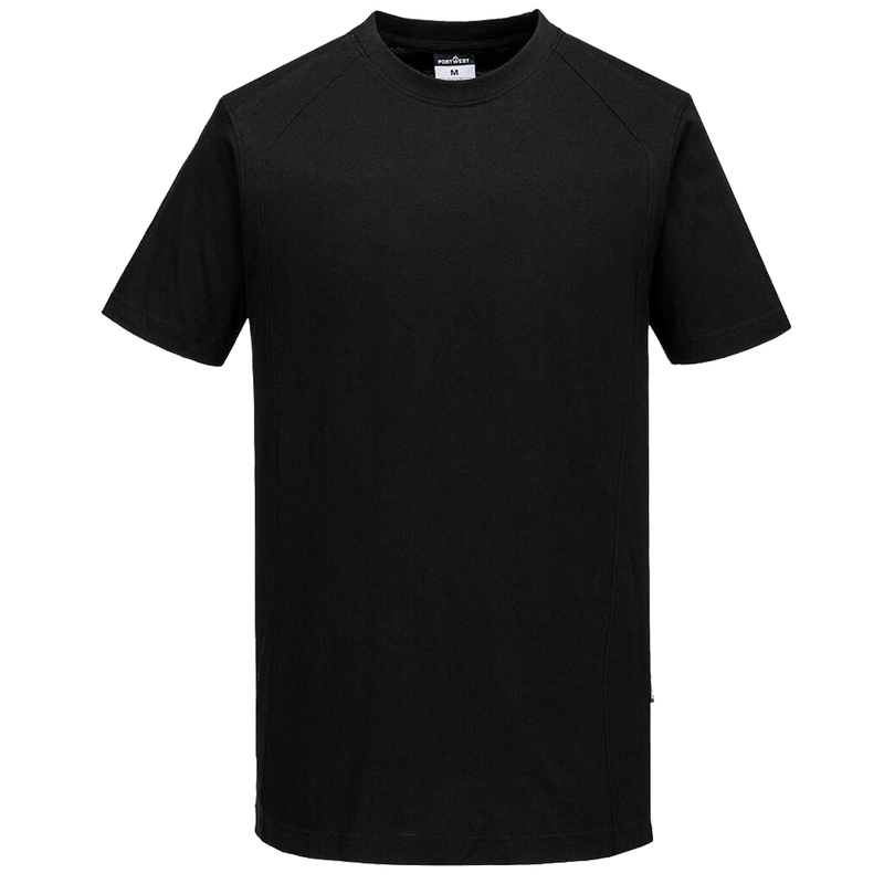 T-shirt a maniche corte Eco tg L nero Portwest