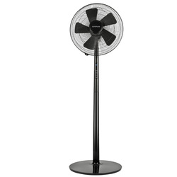 Ventilatore da terra con piantana D40cm TOTAL BLACK REMOTE
