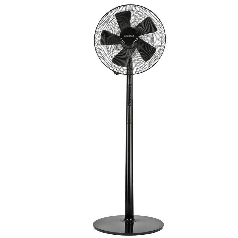 Ventilatore da terra con piantana D40cm TOTAL BLACK REMOTE