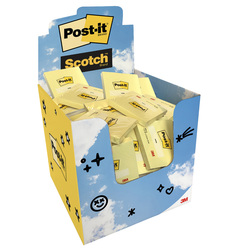 Expo 54+6 Post-itR 76x76mm 100fg/blocchetto Giallo Canary