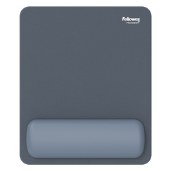 Mousepad Breyta con poggiapolsi con Microban Blu marino Fellowes