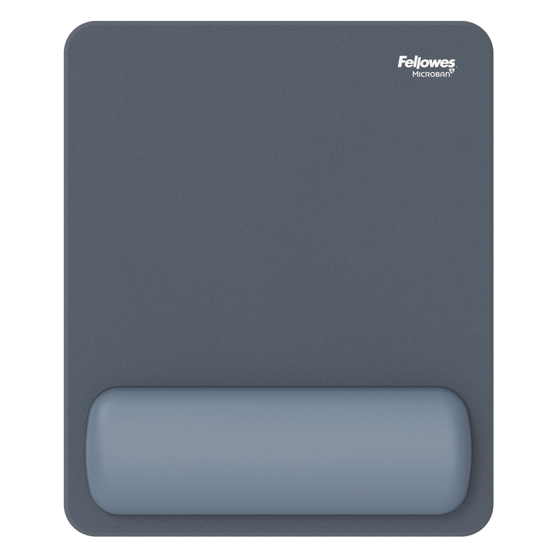 Mousepad Breyta con poggiapolsi con Microban Blu marino Fellowes