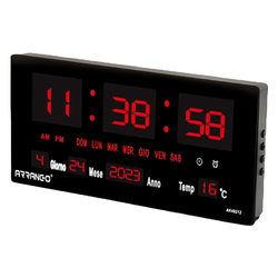 Orologio calendario digitale a led 45,7x3,5x21,1cm