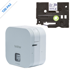 Bundle Brother Etichettatrice PTP300 con 1  nastro TZEFA3