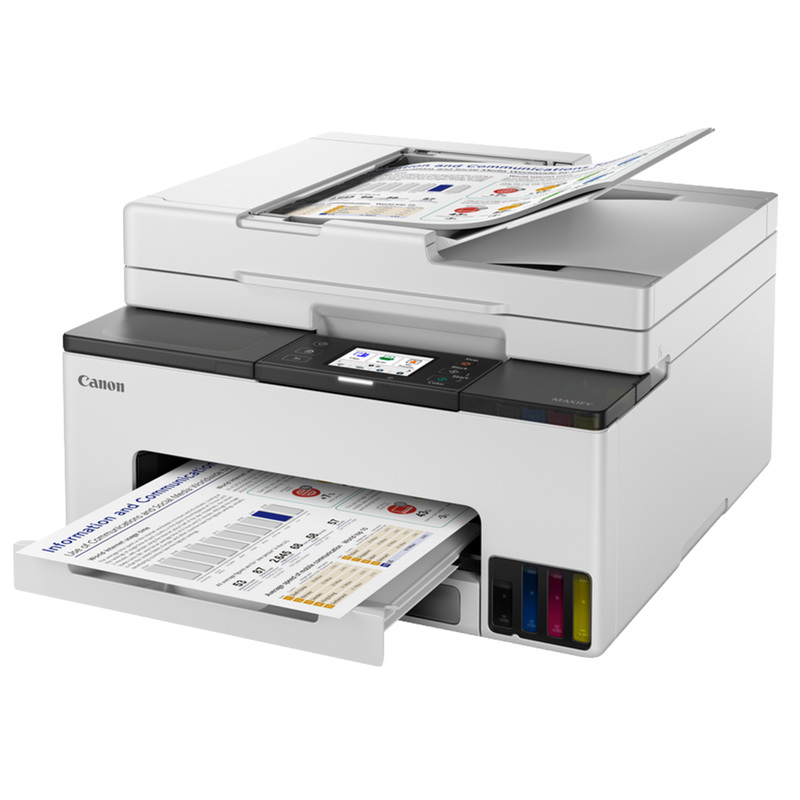 Canon Multifunzione A4 a colore Inkjet MAXIFY GX2051 + 3 flaconi di inchiostro n