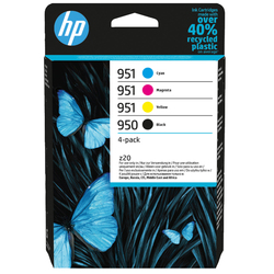 Hp  Conf 4 Cartucce  Nero/Colore 951CMY/950XL