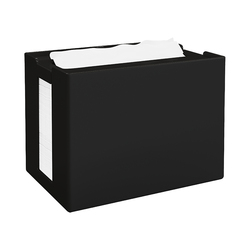 Dispenser antibatterico nero per Tovaglioli interfogliati Papernet