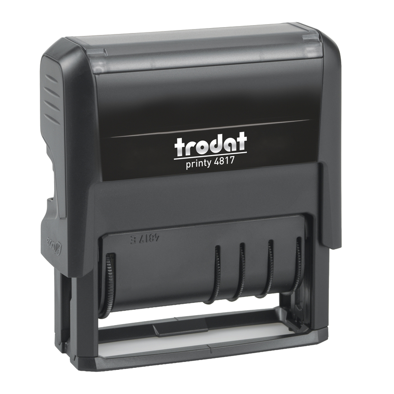 Timbro Printy Eco 4817  P4 DATARIO+ POLINOME 3,8mm autoinchiostrante TRODAT