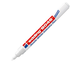 Marcatore industriale permanente Edding 8046 bianco