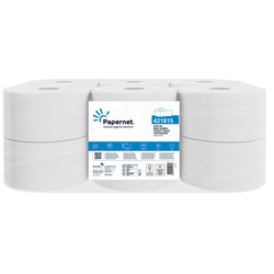 Carta igienica Centrefeed Mini Jumbo D19cm x 210m bianco Papernet
