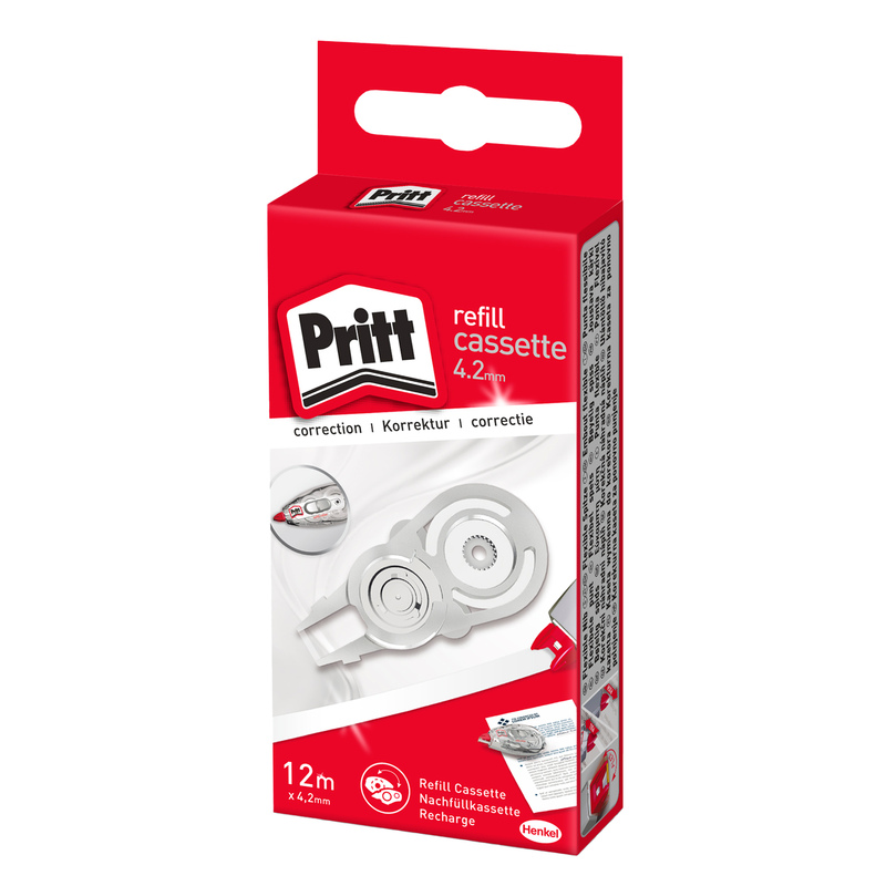 REFILL CORRETTORE A NASTRO 4,2MMX12M PRITT ROLLER