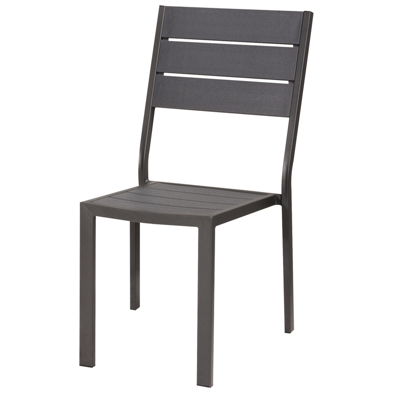 Sedia Tenerife s/bracc grigio Verdelook