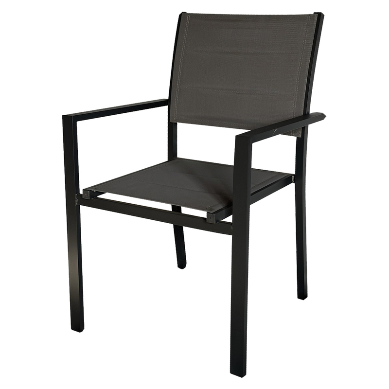 Sedia Sardegna con braccioli grigio Verdelook