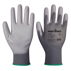 Guanti A120 con palmo in PU tg L grigio Portwest