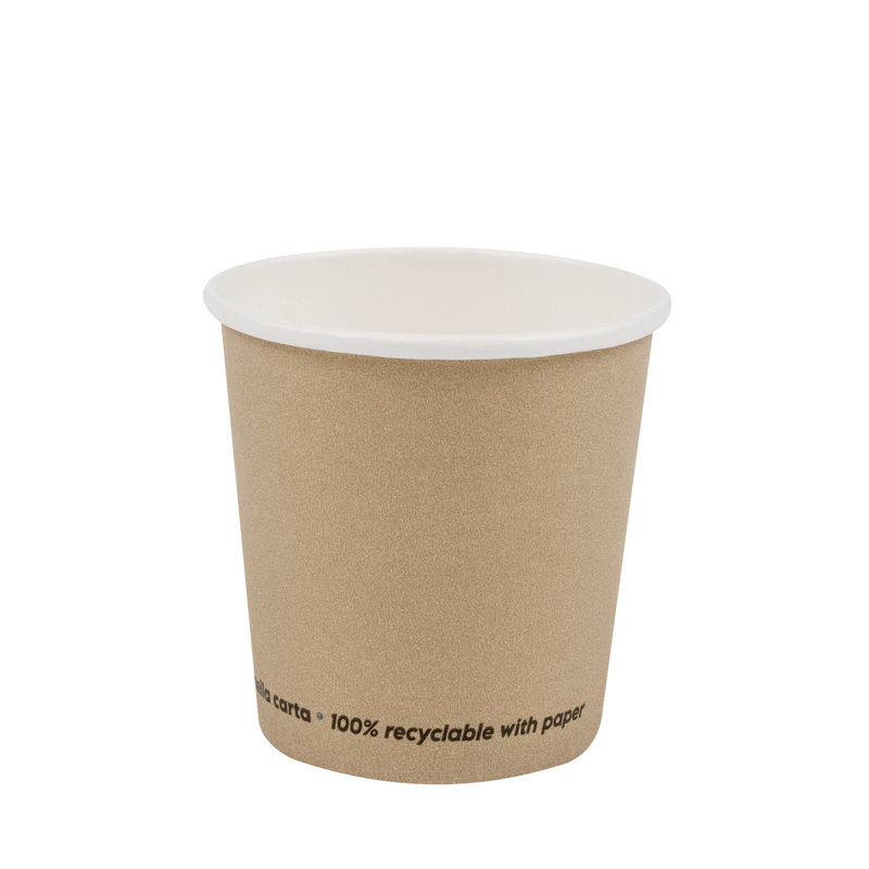 Conf 50 Bicchieri caffE' in carta 75ml avana Signor Bio